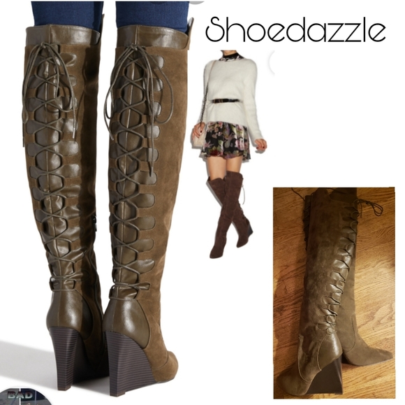 thigh high boots size 12
